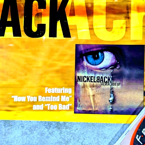 Vintage 2001 Nickelback Silver Side Up Music Store Promo Poster - Picture 2 of 3